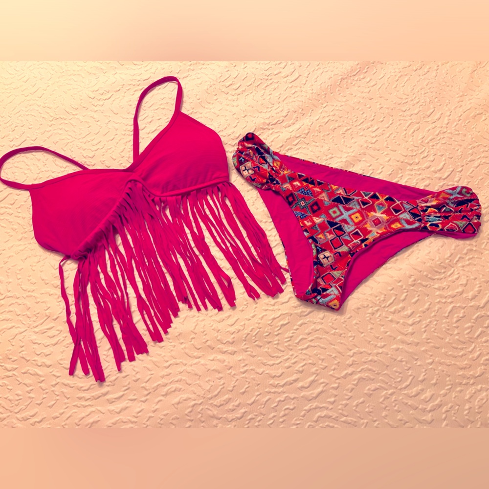 ECO Peace Bikini- Hot Pink- Size Medium